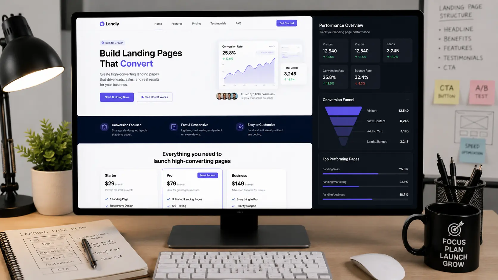 Landing Page Engineering service offered by Revol Digital