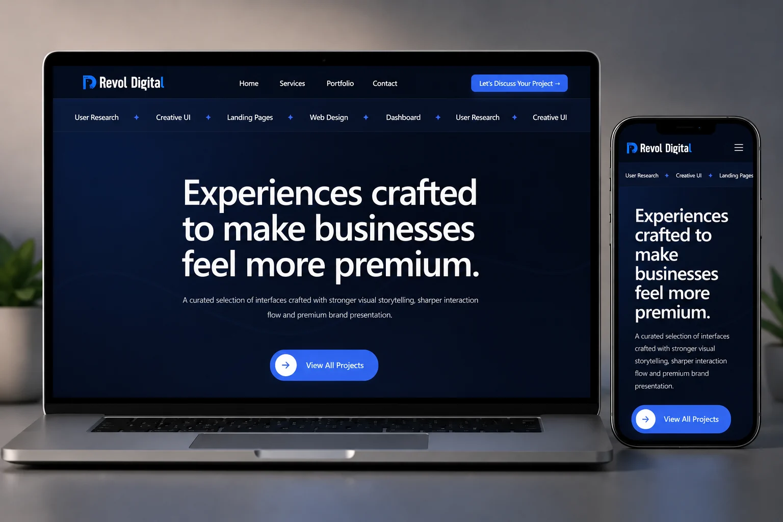 UI / UX Engineering service offered by Revol Digital